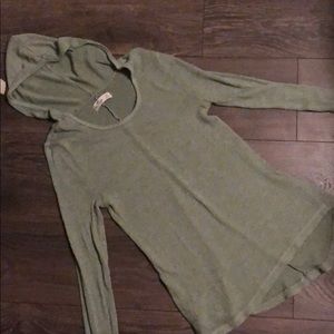 Hollister size XS hooded knit sweater
